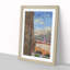 View of the Bridge by Fujishima Takeji - Framed Print-55641935-55641937
