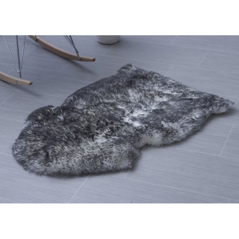 Tapis fait main, 2 pi x 3 pi, Gris