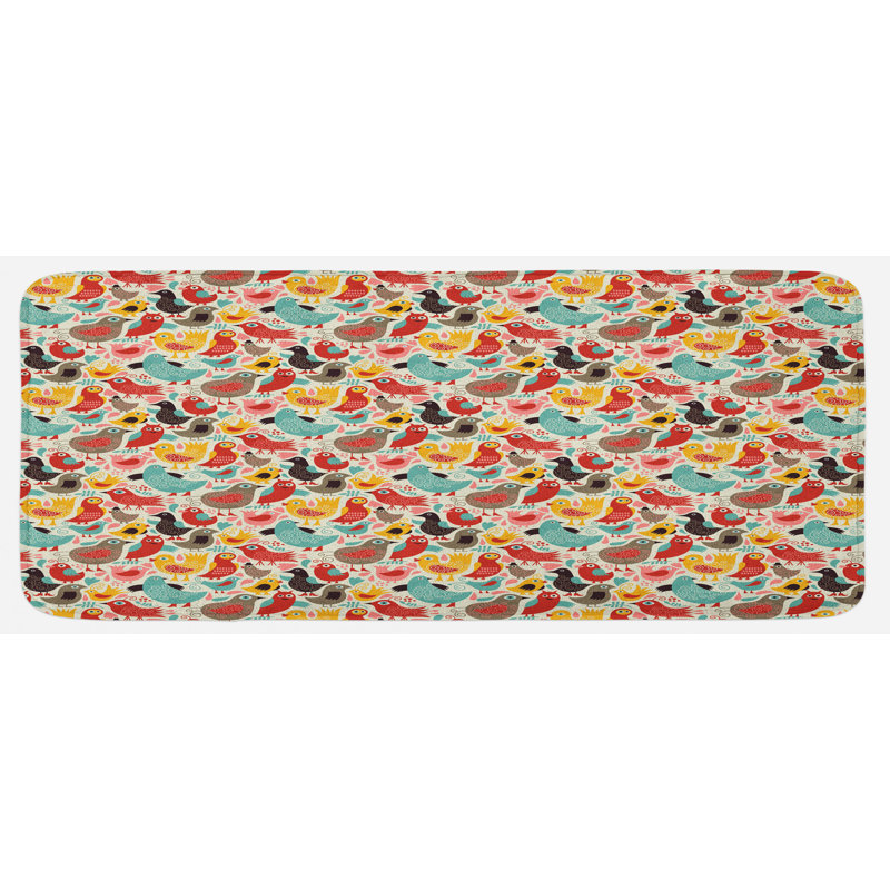 Tapis de cuisine oiseaux