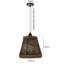 Chandra 1 - Light Brown Bell Pendant