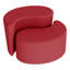 Tabouret en goutte d'eau structuré en tissu d'apprentissage modulaire souple pour les salles de classe de bureau, de maison, de détente et d'école avec structure durable 1007NLG-64494767-64494757