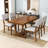 5-Piece Dining Table Set, Rectangular Dining Table and 4 Linen Upholstered Chairs-318035658