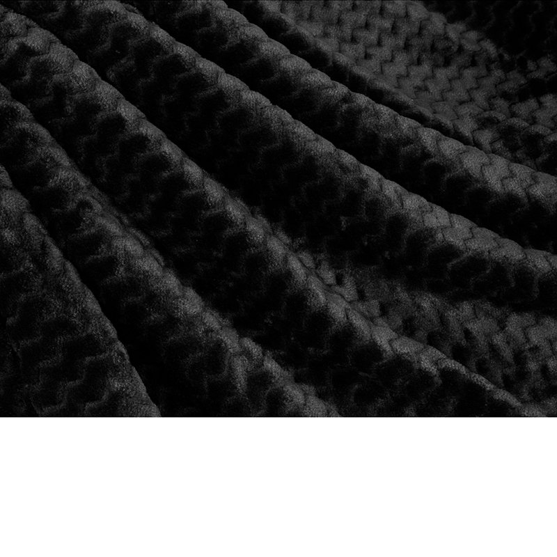 Hand Woven Throw Blanket, 50" x 60", Beige