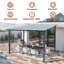 Hardtop Wall Mounted Lean To Gazebo Pergola For Patio-116273762-116273765