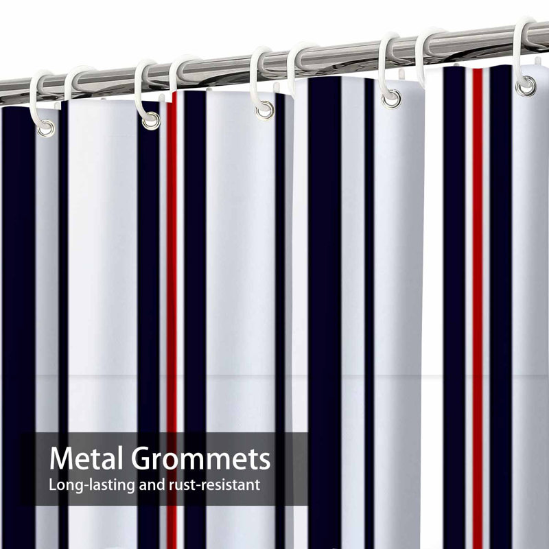 Rideau de douche Stripe, 72" L x 84" W