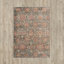 Tapis en viscose Beausejour en ikat brun / gris-17571914