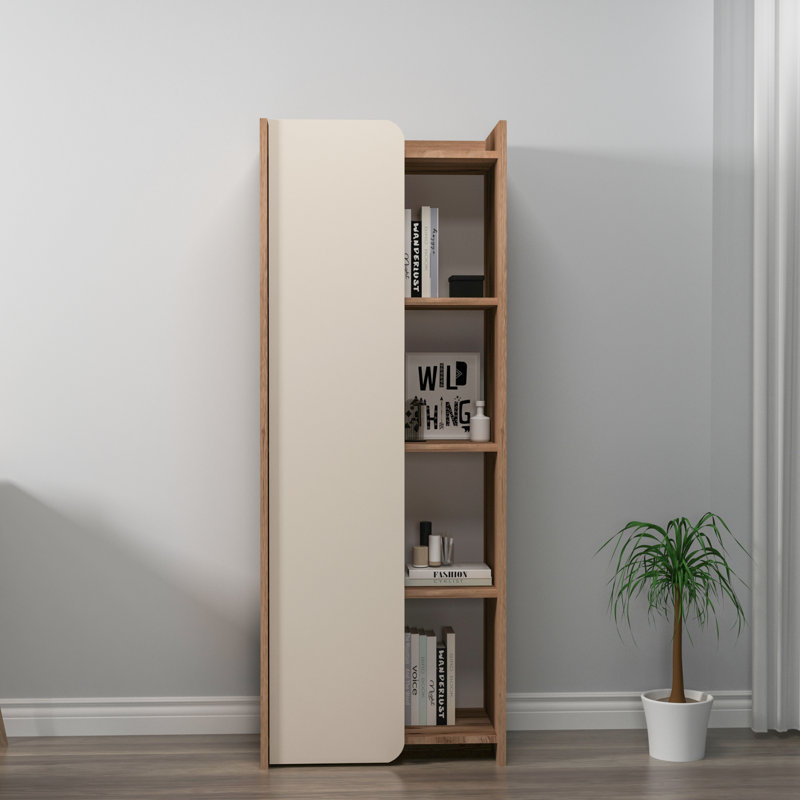 Adyline 160cm H x 60cm W Standard Bookcase