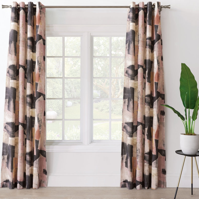 Alma Room Darkening Curtain Panel, 48" W x 120" L