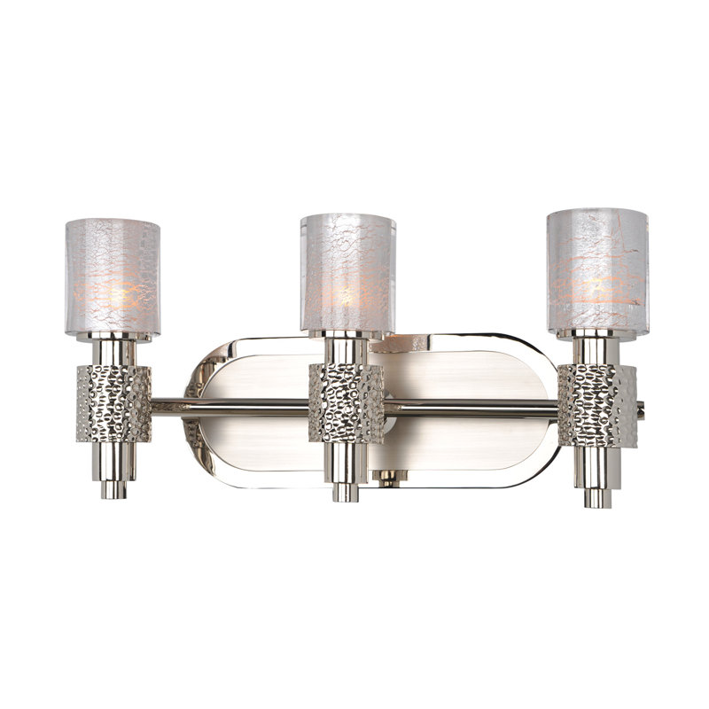 Meuble-lavabo en nickel satiné poli 3 LT Ashington Kalco