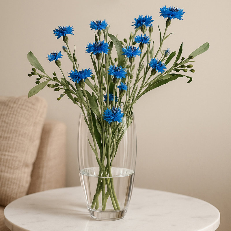 Hampton Clear Glass Table Vase