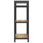 96 cm H x 56 cm W Steel Etagere Bookcase-1327213087