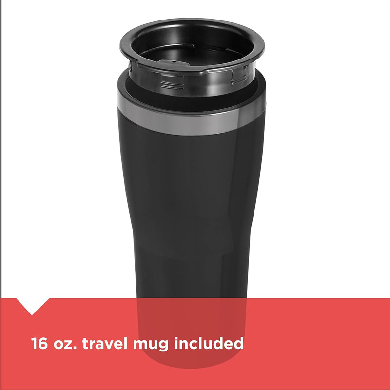 Cafetière à portion individuelle CM618 BLACK+DECKER, noir