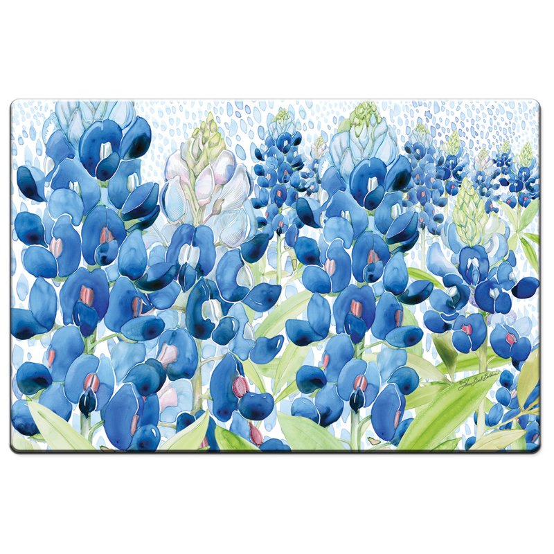 Tapis de cuisine Bluebonnet Field Comfort 30 po x 20 po