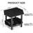 Maynerd 24'' W HDPE Double-Tier Weather-Resistant Patio Side Table-1272353112
