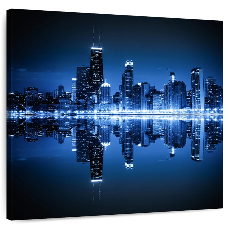 Sirci Chicago Night Glow, H 16 po x l 16 po