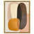 Cadre flottant doré