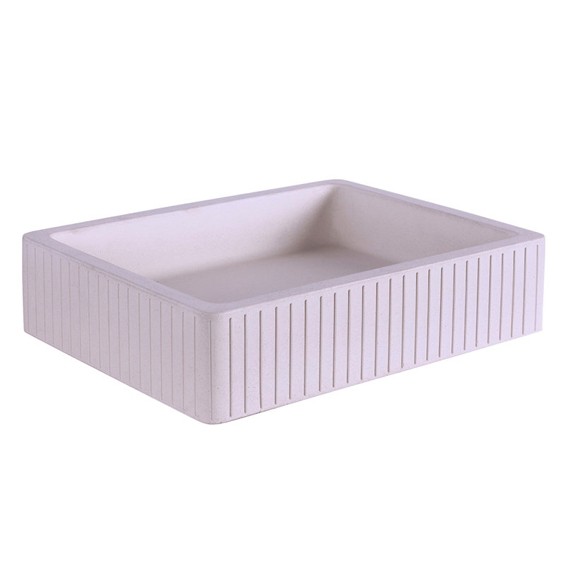 Newterra 19.62'' L Bathroom Sink, Lilac