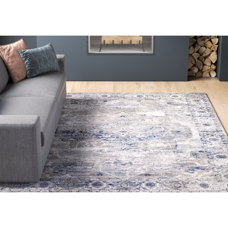 Tapis oriental gris Cambrie, Rectangle 9 pi x 12 pi