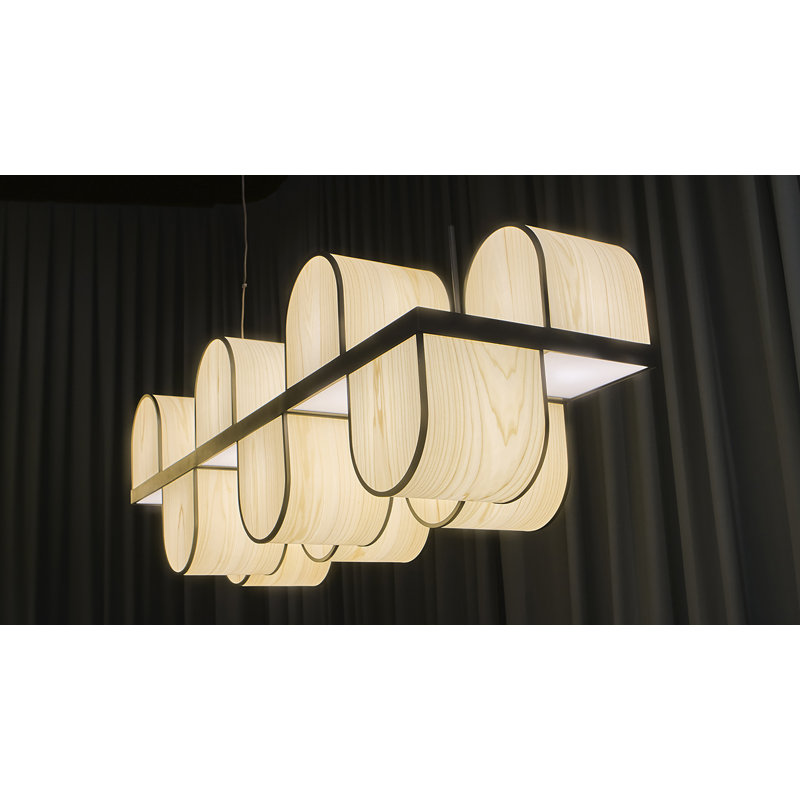 Osca 12 - Light Pendant, Earl Gray, Pale Rose