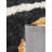 Heller Hand Tufted Shag Polyester Eco-Friendly Area Rugs - Square, Black Color, Geometric Modern Design, High Pile Thick Handmade Anti Skid Area Rugs for Living Room, Bed Room-2062018800