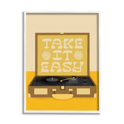 Take It Easy Motivational par - Art textuel