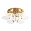 Plafonnier semi-encastré 6 lumières Sleek Modern