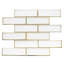Athena 12" x 12" Glass Brick Joint Mosaic Wall Tile-63332400