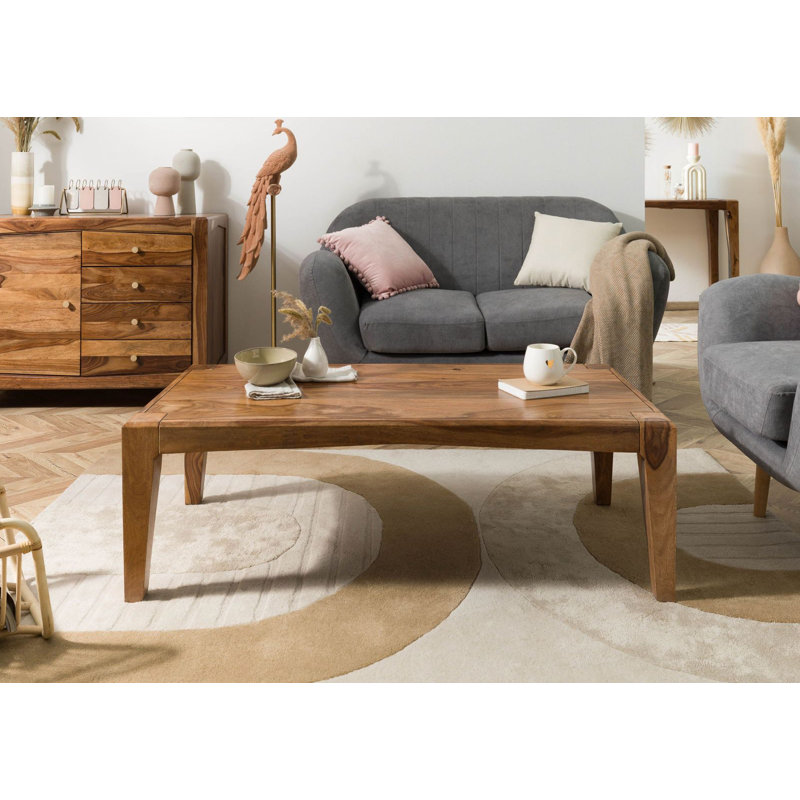 Ancona Solid Wood Four Leg Coffee Table
