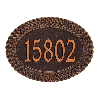 1-Line Wall Address Plaque