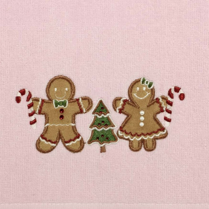  Gingerbread People 2-Pack Hand Towel Set