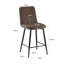 Karlin Upholstered Counter Stool with Metal Frame-1136766335