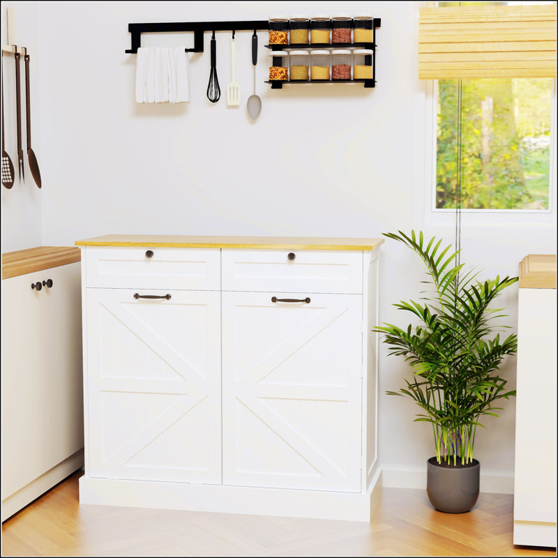 Armoire de rangement pour poubelle de cuisine