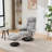 Ergonomic Recliner Chair with Ottoman, Modern 360° Swivel Lounge Chair with Footstool, Chenille Fabric, 5 Point Vibration Massage, Seat Heating & 140° Adjustable Backrest for Home or Office-519795160-519795156