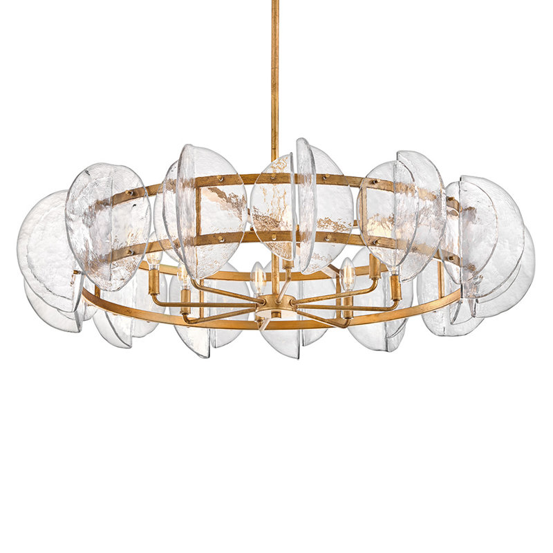 Seraphina Chandelier, 8, 10" H x 40.25" W x 40.25" D