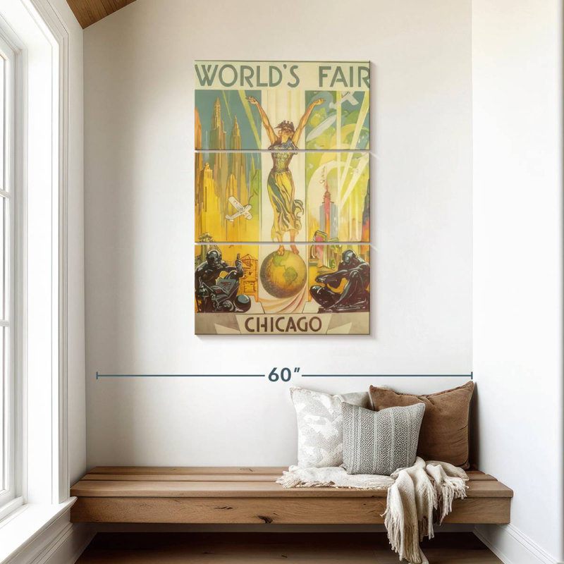 Affiche Tergel Century Of Progress, H 45 po x l 28 po