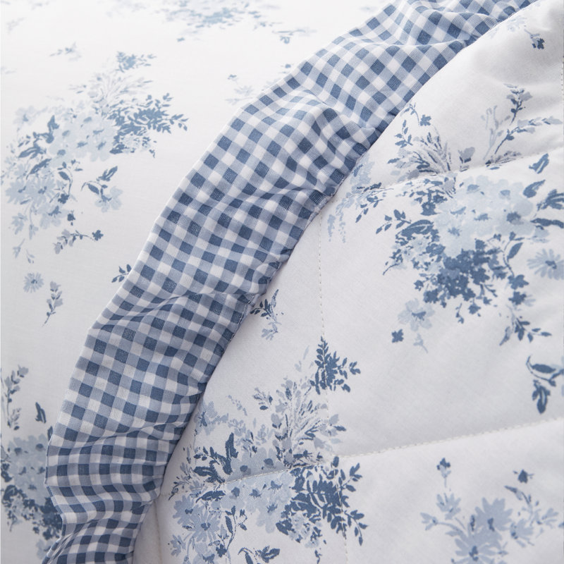 Lucie Floral Frill Fully Reversible Bedspread