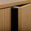 Tremolo Modern Linen Cabinet 2 Doors & 3 Drawers With Fluted Wood Fronts Accent for Bathroom Storage Organization-635778989