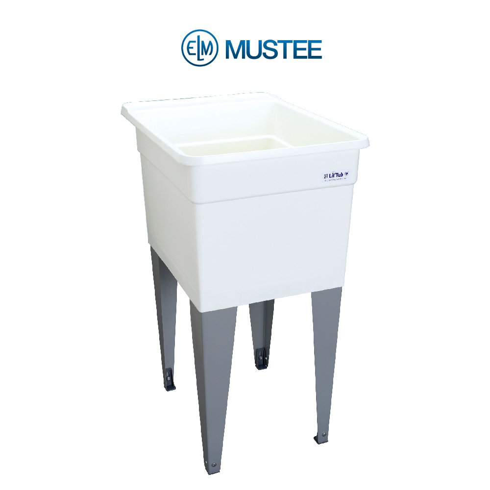 Utilatub 18" x 24" Free Standing Laundry Sink E.L. Mustee & Son