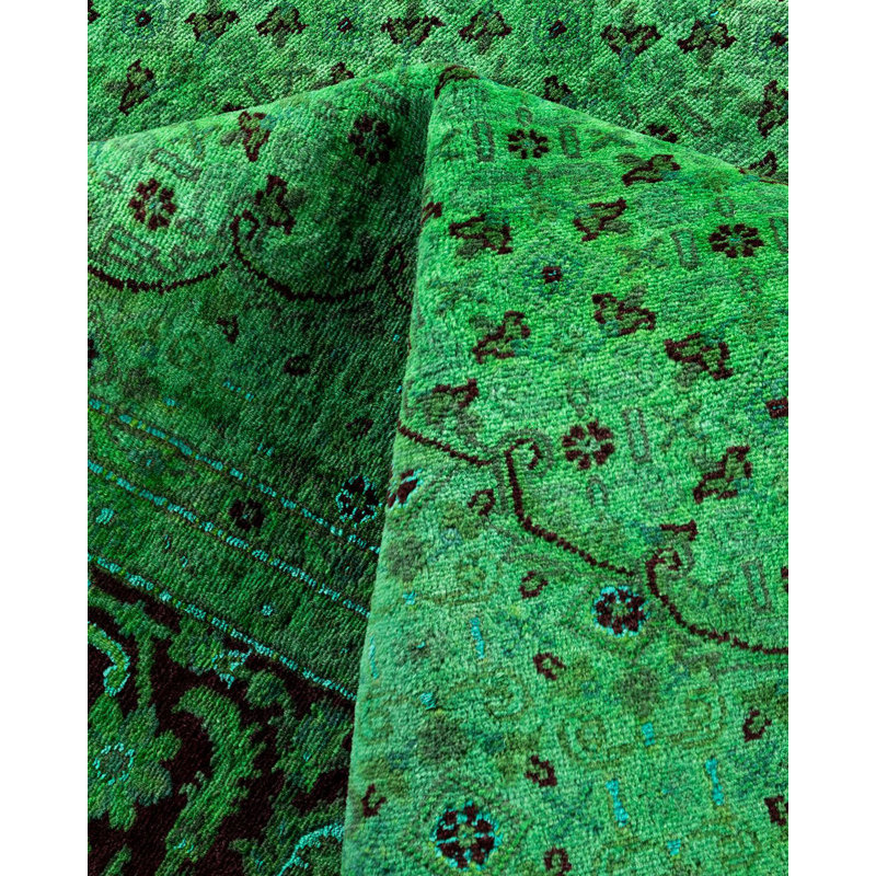 Overyed One-of-a-Kind Rectangle 6'1" X 9'4" Hand Knotted Area Rug