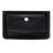 TOTO® Rectangular Undermount Bathroom Sink, Ebony