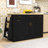 Modern Kitchen Island with Trash Bin Compartment, Sliding Doors, 3-Tier Spice Rack and Adjustable Storage-521768884