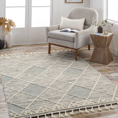 Tapis gris Brennon