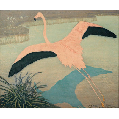 "Flamingo" by  Carl Moser - Gallery Wrap Canvas Wall Art