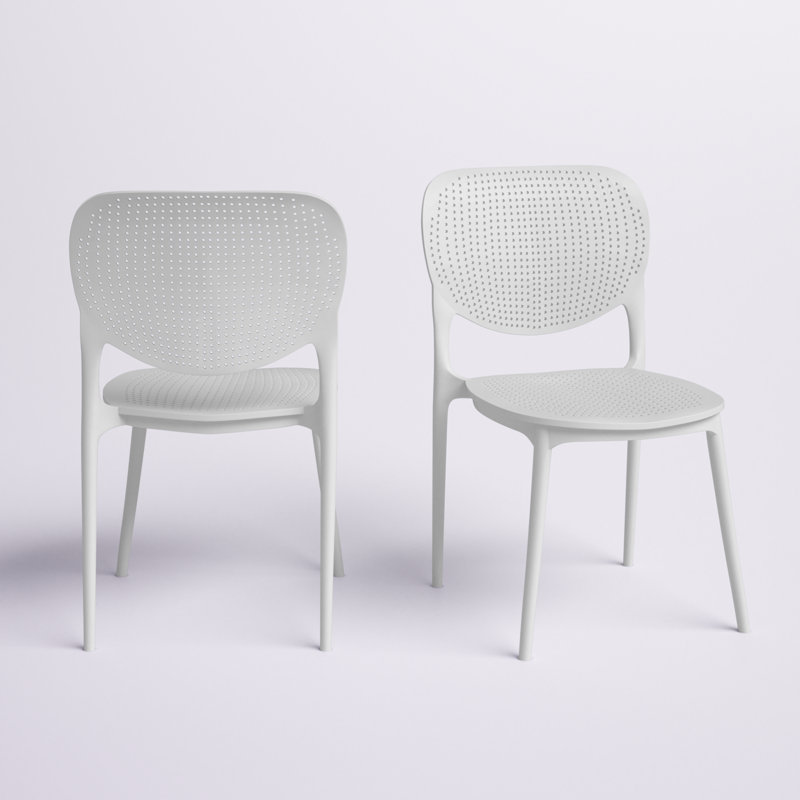Chaise d'appoint Alyisa, Blanc