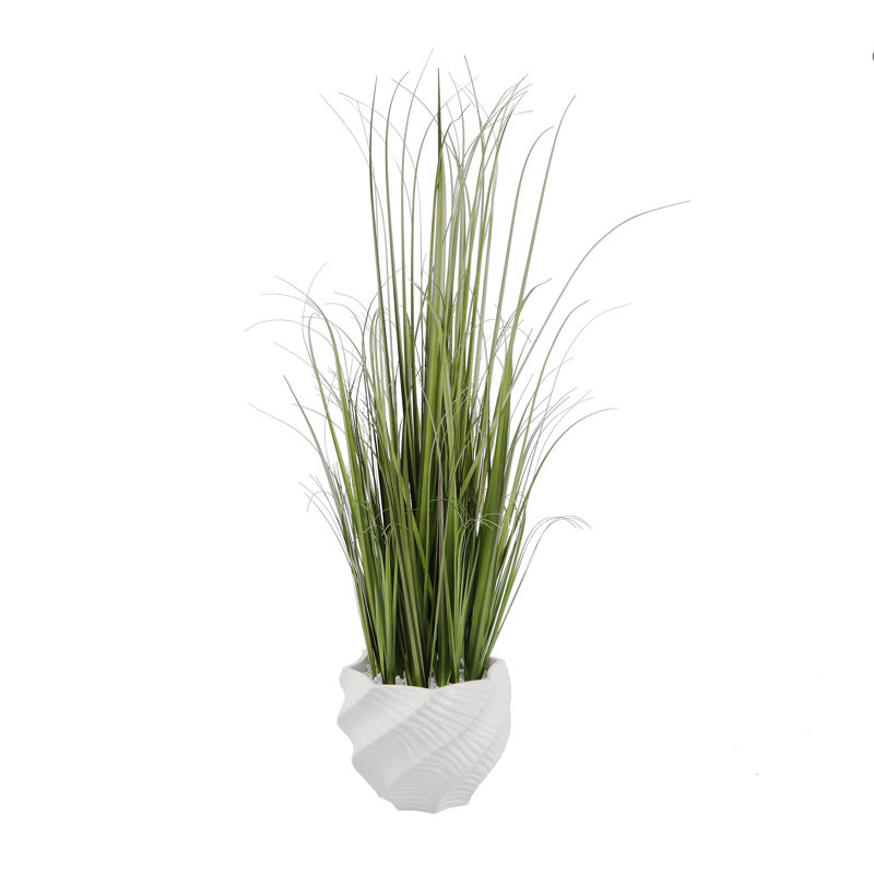 Herbe d'oignon artificielle en pot