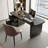 Black Rectangle Solid Wood  desk-1579663477-1579663479