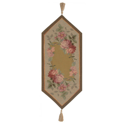 Arango French Floral Roses Table Runner