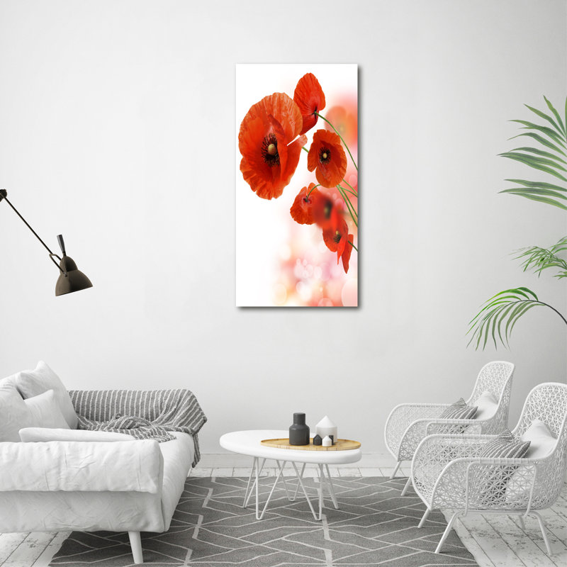 Poppy Field - Wrapped Canvas Print