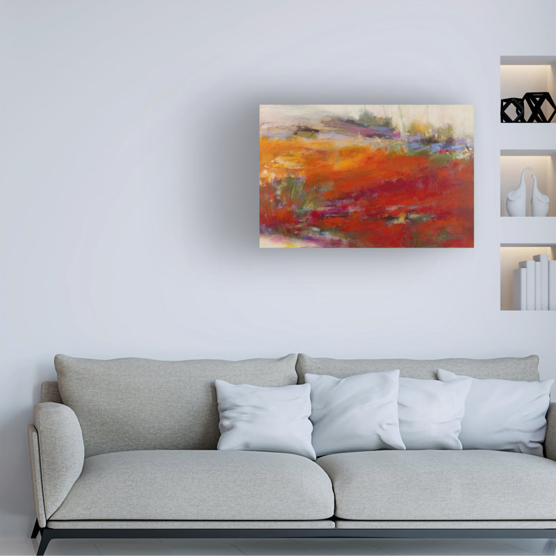 Art mural sur toile tendue - "Slow Burn" de Janesnene pour décoration de salon, de chambre à coucher ou de bureau - 30 x 47