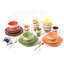Waterside 24pc Rainbow Spinwash Dinner Set